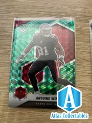 2021 Panini Mosaic - Antoine Winfield Jr. Green Prizm #192 - Buccaneers